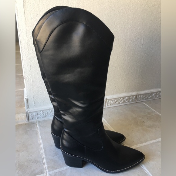 Dream Pairs Boots.  Black.  NWOT - Picture 3 of 11